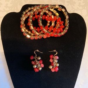 2-pc shades of orange set